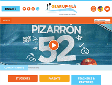Tablet Screenshot of gearup4la.net